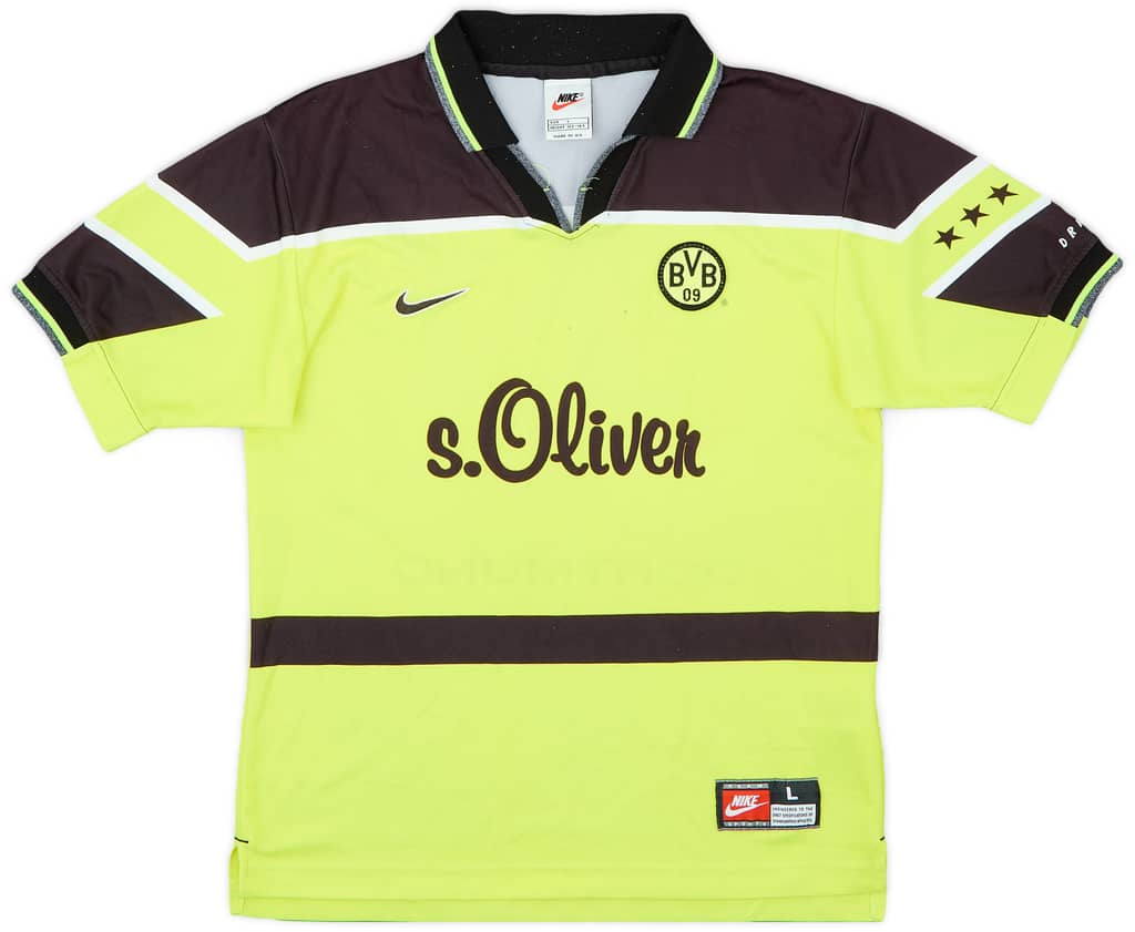 1997-98 Borussia Dortmund Home Shirt - 6/10 - (L.Boys)