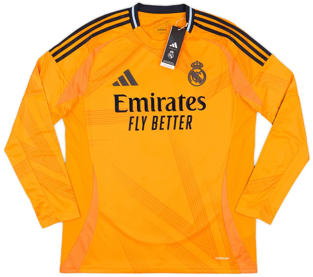 2024-25 Real Madrid Away L/S Shirt Mbappe #9