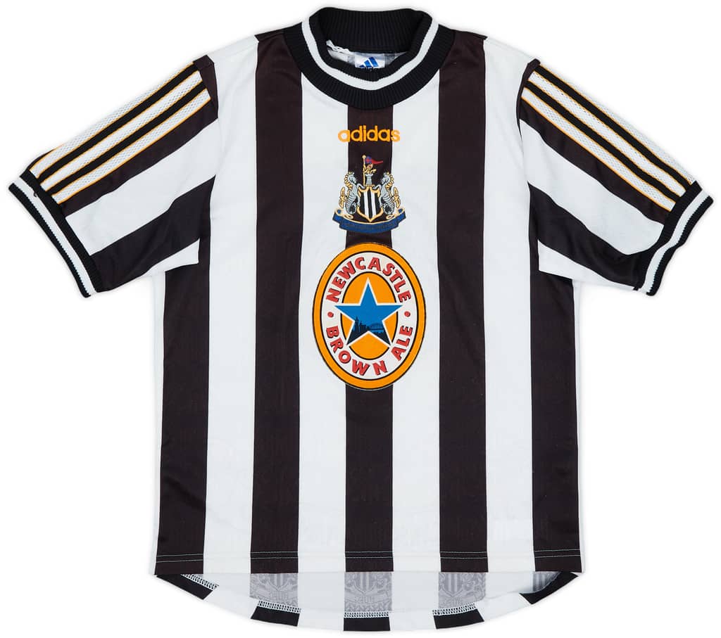 1997-99 Newcastle Home Shirt - 8/10 - (L.Boys)