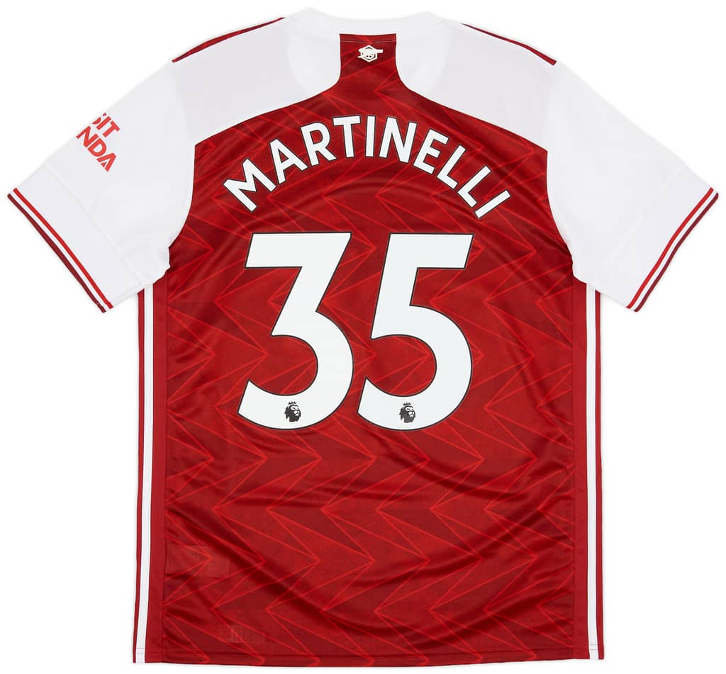 2020-21 Arsenal Home Shirt Martinelli #35 (L)