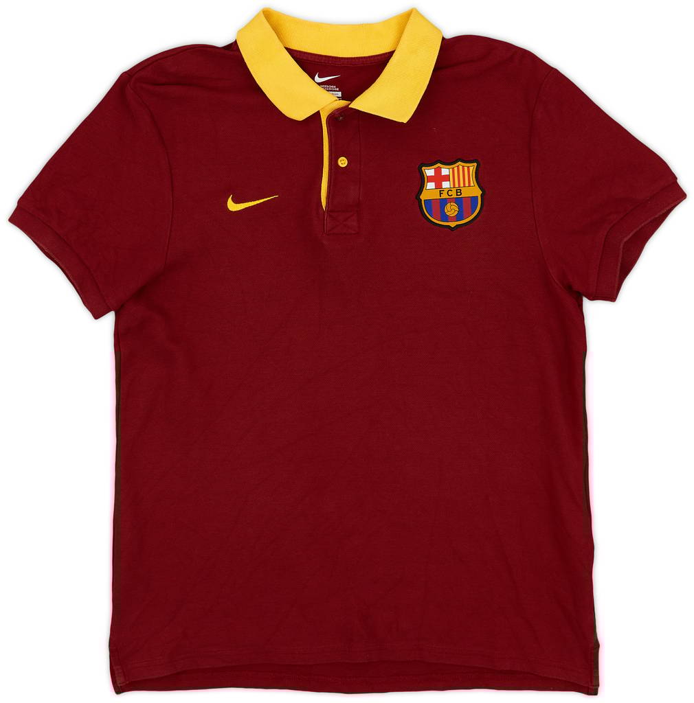 2013-14 Barcelona Nike Polo Shirt - 9/10 - (M)