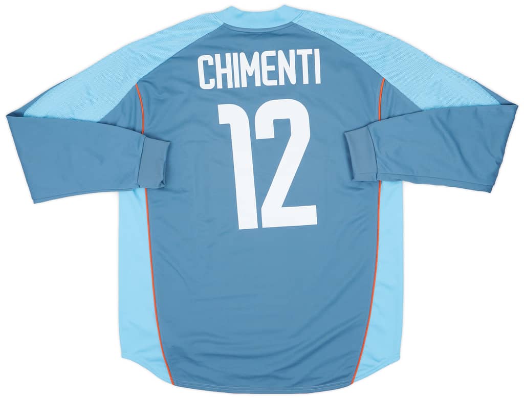 2003-04 Juventus Match Issue GK Shirt Chimenti #12