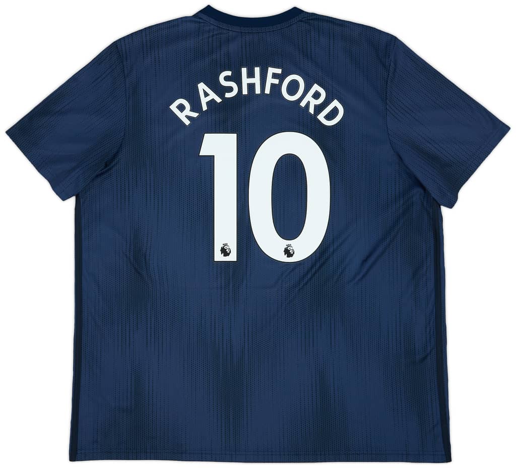 2018-19 Manchester United Third Shirt Rashford #10 - 8/10 - (XXL)