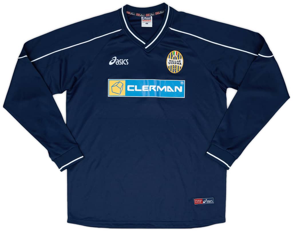 2004-05 Hellas Verona Asics Training L/S Shirt - 8/10 - (L)