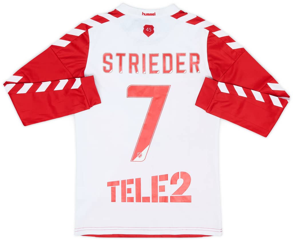 2015-16 Utrecht Home Shirt Strieder #7 - 9/10 - (M.Boys)