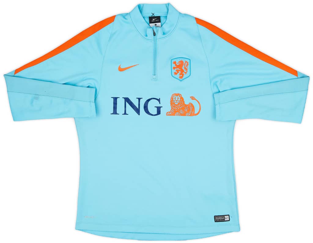 2016-17 Netherlands Nike 1/4 Zip Drill Top - 7/10 - (L)