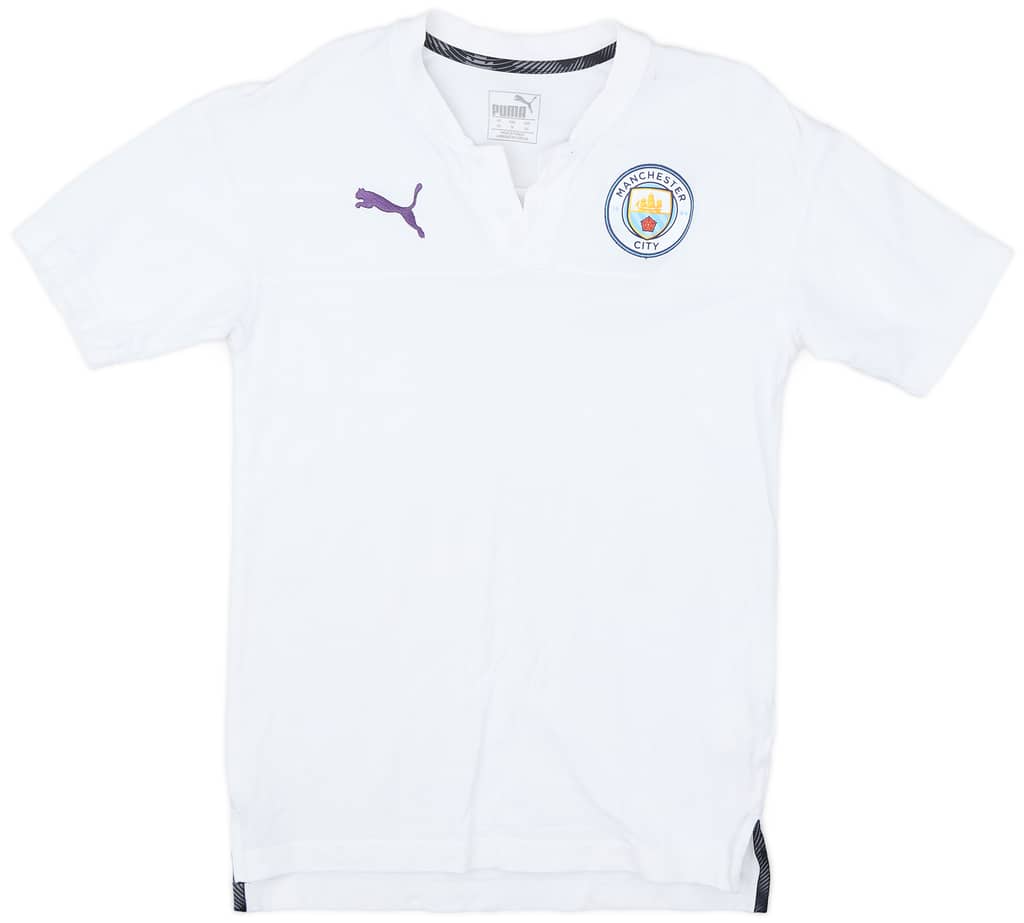 2019-20 Manchester City Puma Polo Shirt - 8/10 - (XS)