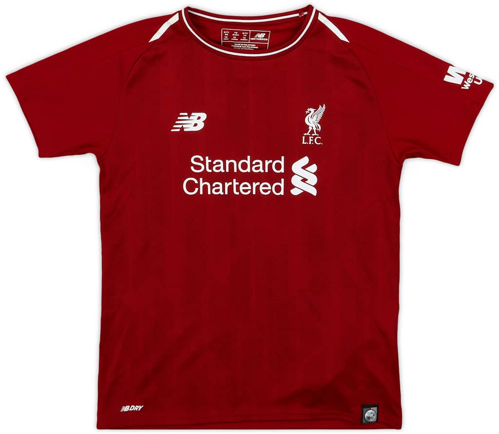 2018-19 Liverpool Home Shirt - 9/10 - (6-7 Years)