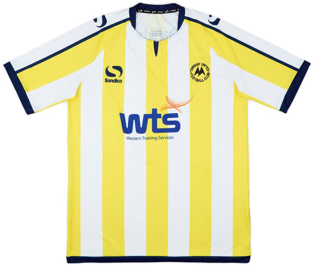 2013-14 Torquay United Home Shirt - 8/10 - (L)