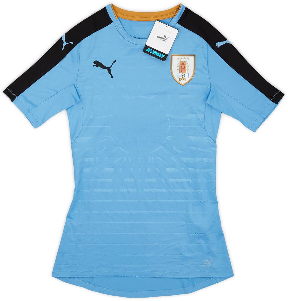 2016-17 Uruguay Authentic Home Shirt (ACTV Fit) (S)