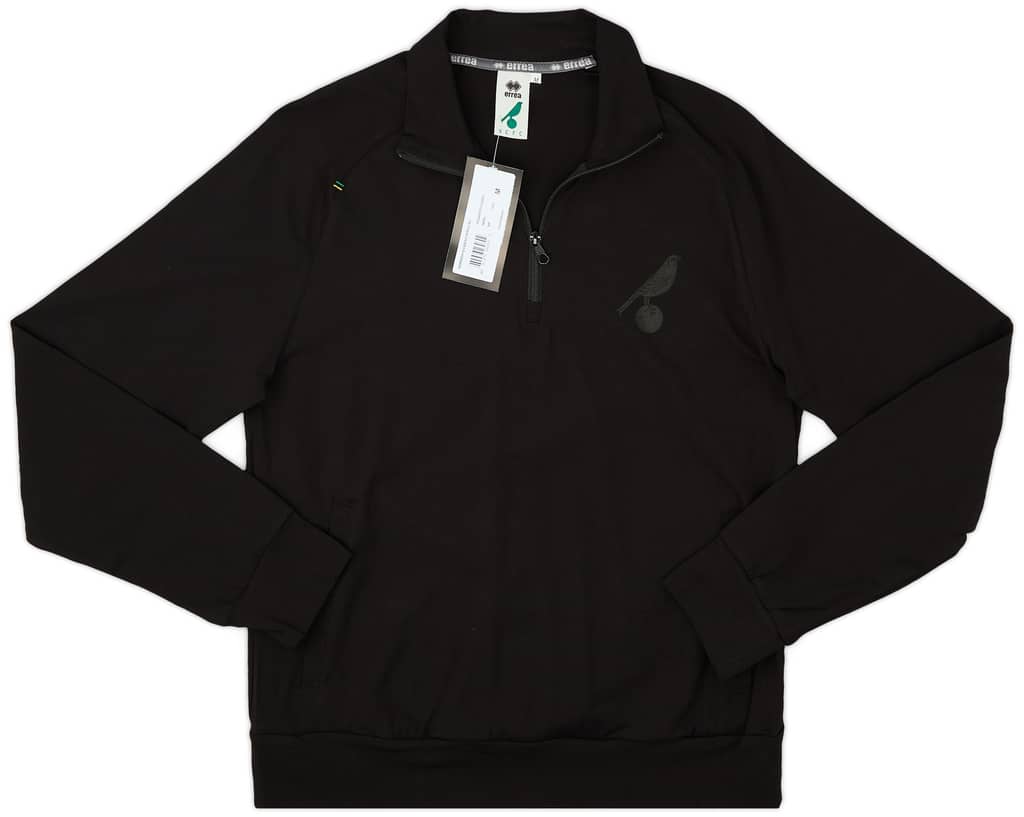 2017-18 Norwich Errea 1/4 Zip Sweat Top (M)