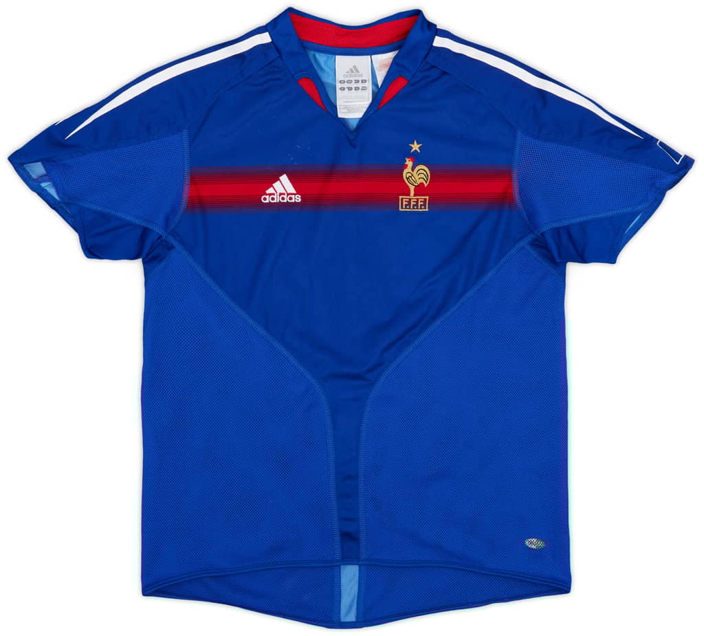 2004-06 France Home Shirt - 7/10 - (M.Boys)