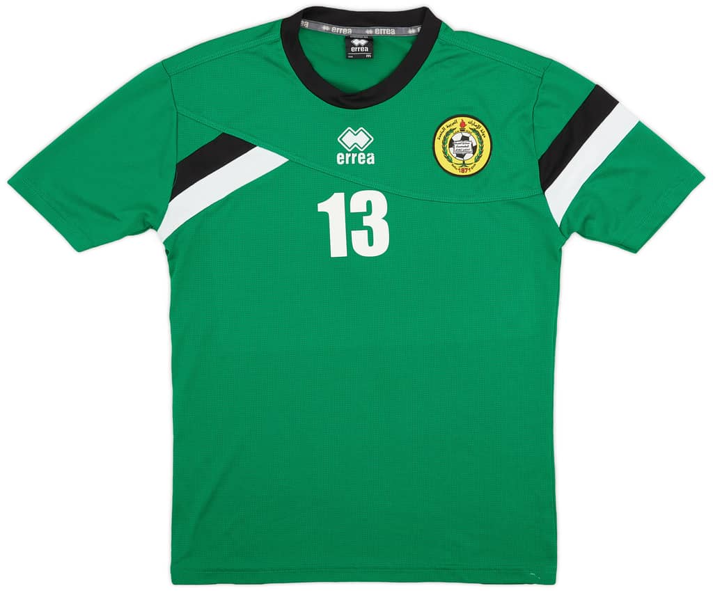 2016-18 Al-Ittihad Kalba Player Issue Errea Training Shirt #13 - 6/10 - (M)