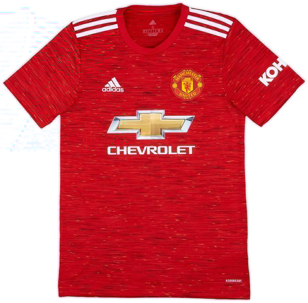 2020-21 Manchester United Home Shirt B.Fernandes #18 - 9/10 - (S)