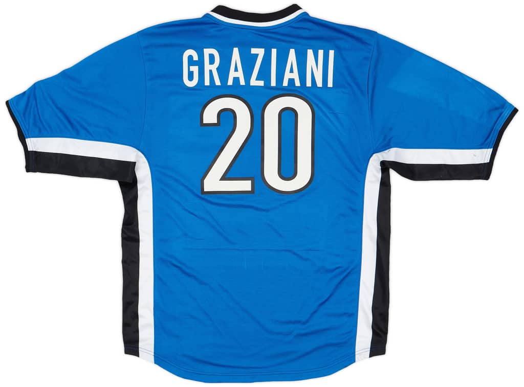2001 MLS All-Star West Match Issue Signed Home Shirt Graziani #20
