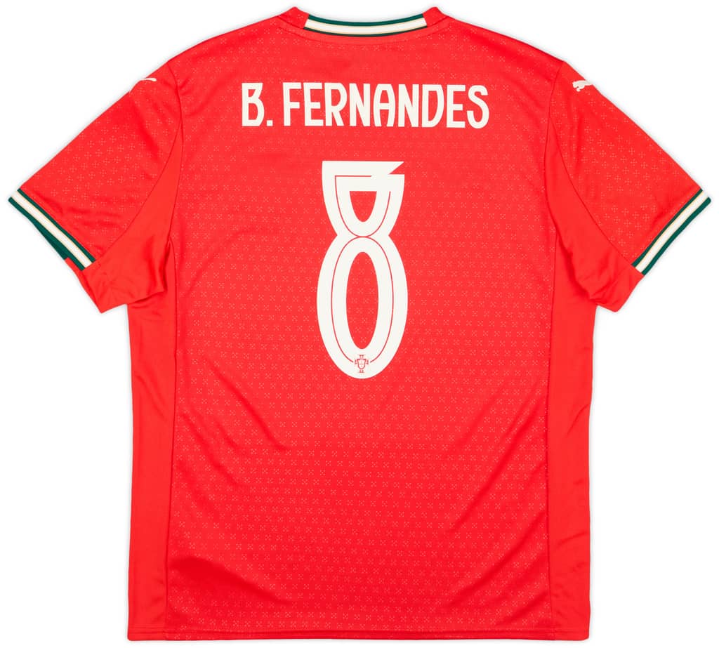 2025-26 Portugal Home Shirt B.Fernandes #8