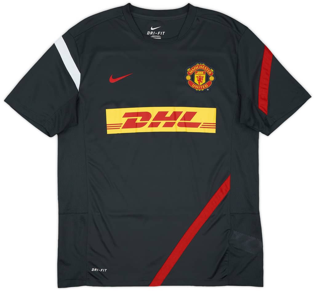 2012-13 Manchester United Nike Training Shirt - 9/10 - (L)