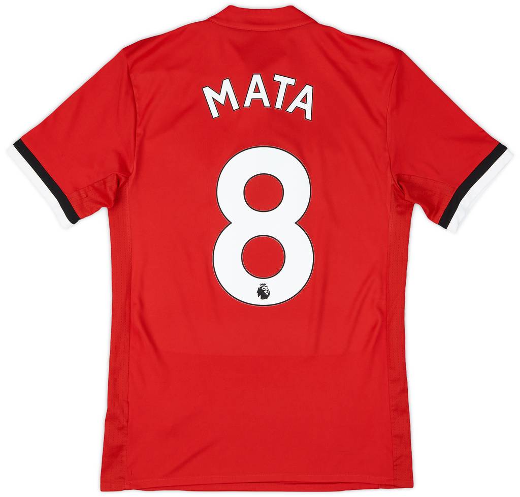 2017-18 Manchester United Home Shirt Mata #8 - 5/10 - (XS)