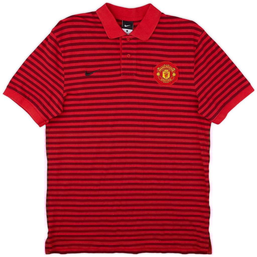 2011-12 Manchester United Nike Polo Shirt - 8/10 - (L)