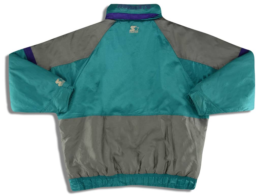 1990s Charlotte Hornets Starter Pullover Rain Coat L