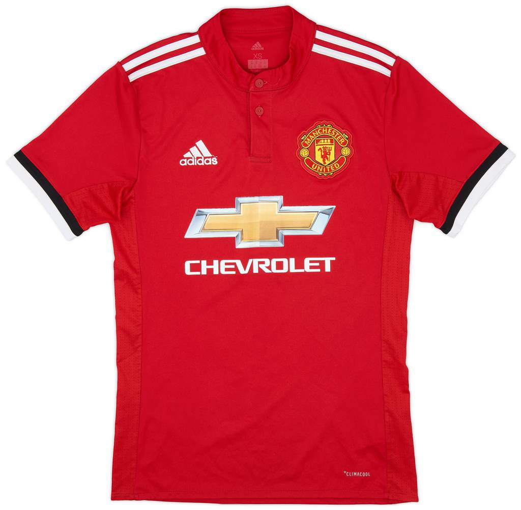 2017-18 Manchester United Home Shirt - 7/10 - (XS)