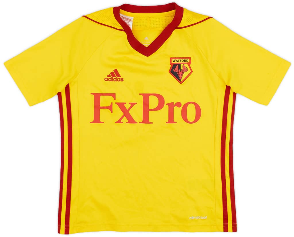 2017-18 Watford Home Shirt - 8/10 - (S.Boys)