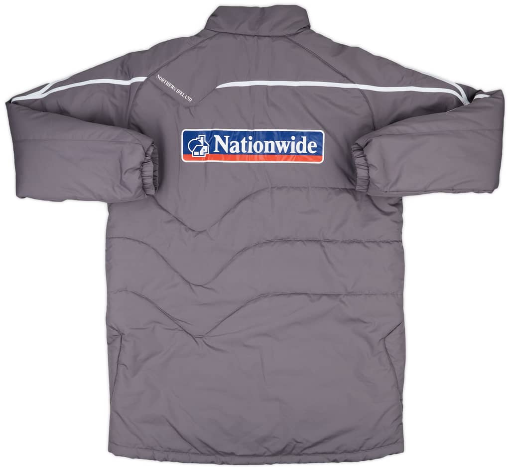 2005-06 Northern Ireland Umbro Padded Bench Coat - 8/10 - (L)