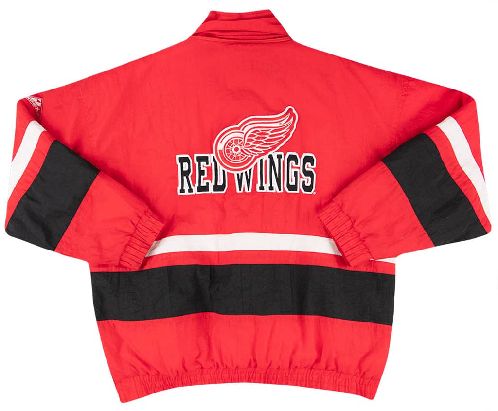 1990s Detroit Red Wings Apex 1/2 Zip Coat L