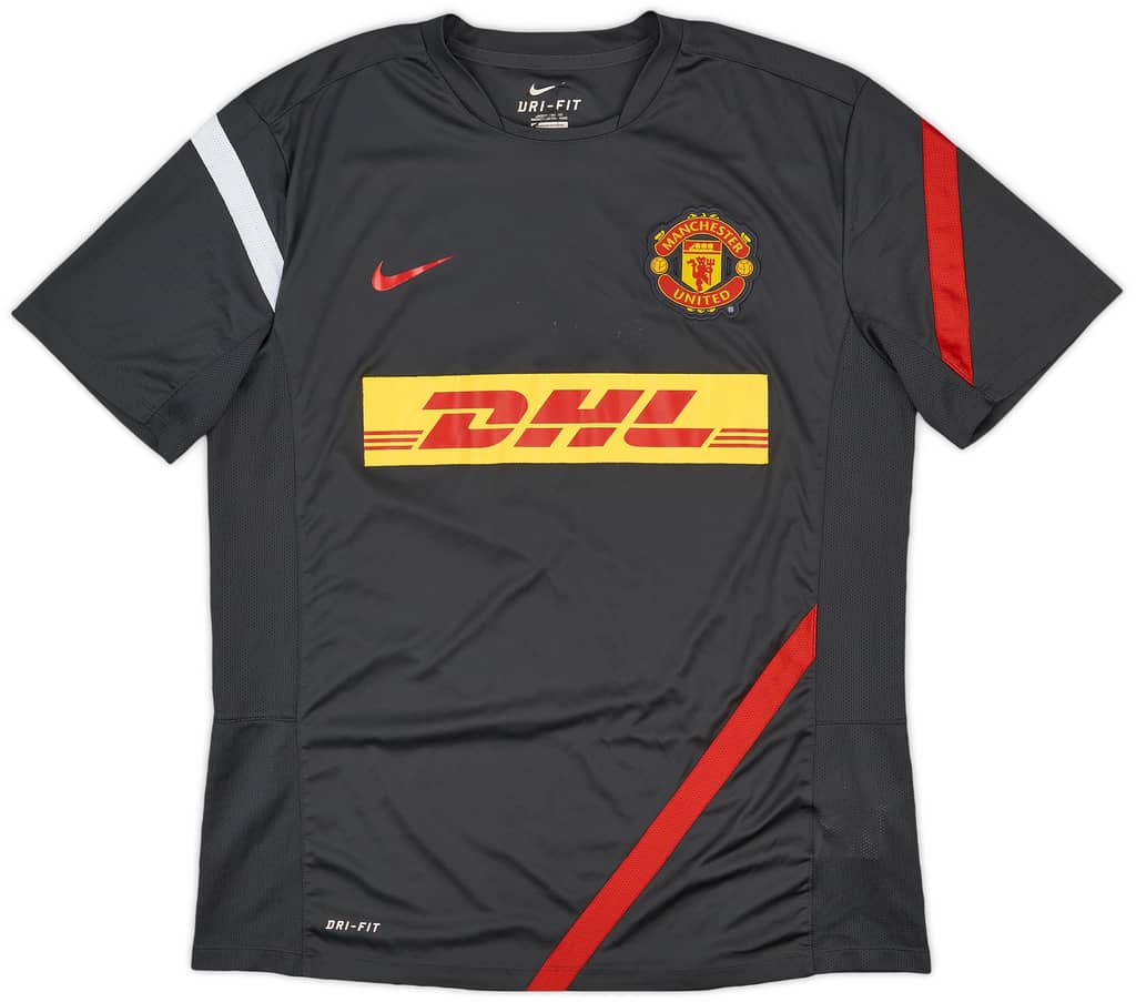 2012-13 Manchester United Nike Training Shirt - 7/10 - (L)