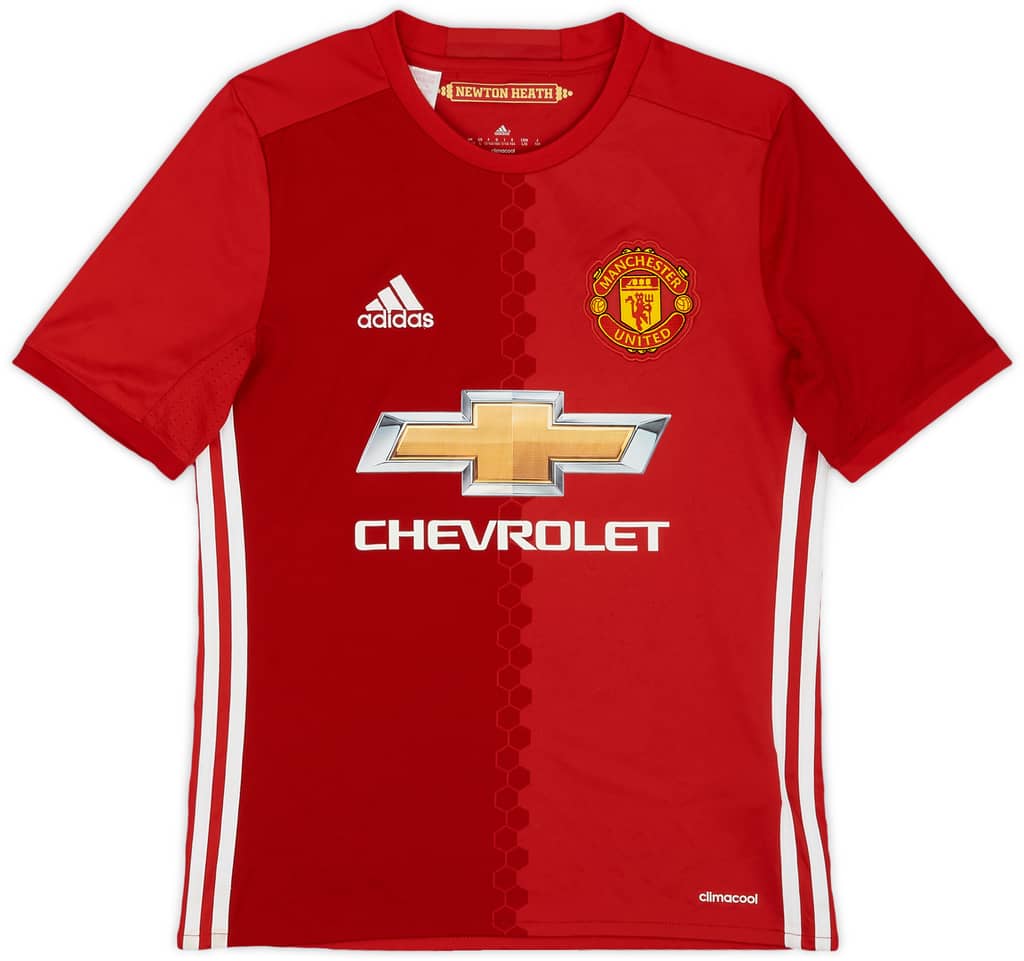 2016-17 Manchester United Home Shirt - 7/10 - (L.Boys)