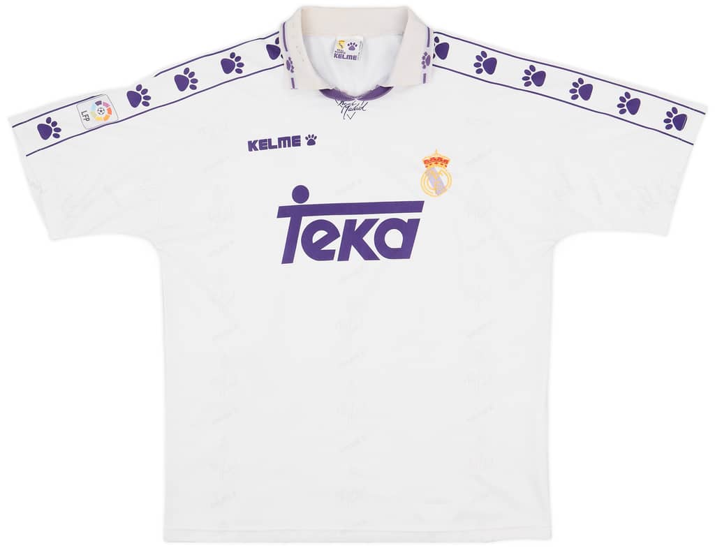 1994-96 Real Madrid Home Shirt - 6/10 - (XXL)