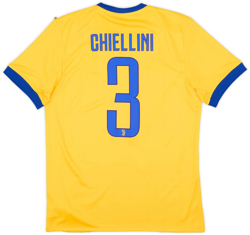 2017-18 Juventus Away Shirt Chiellini #3 (M)