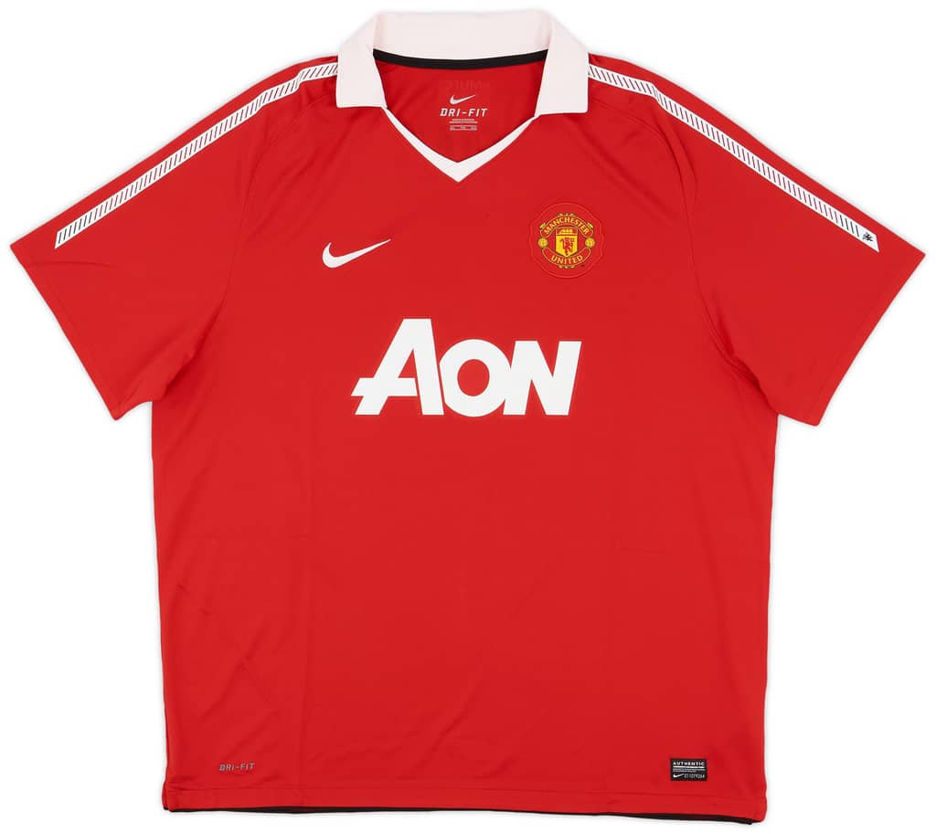 2010-11 Manchester United Home Shirt Rooney #10 - 6/10 - (XXL)