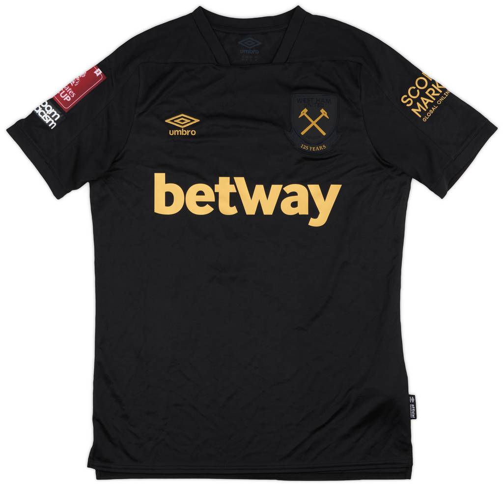 2020-21 West Ham Match Issue FA Cup Third Shirt Balbuena #4