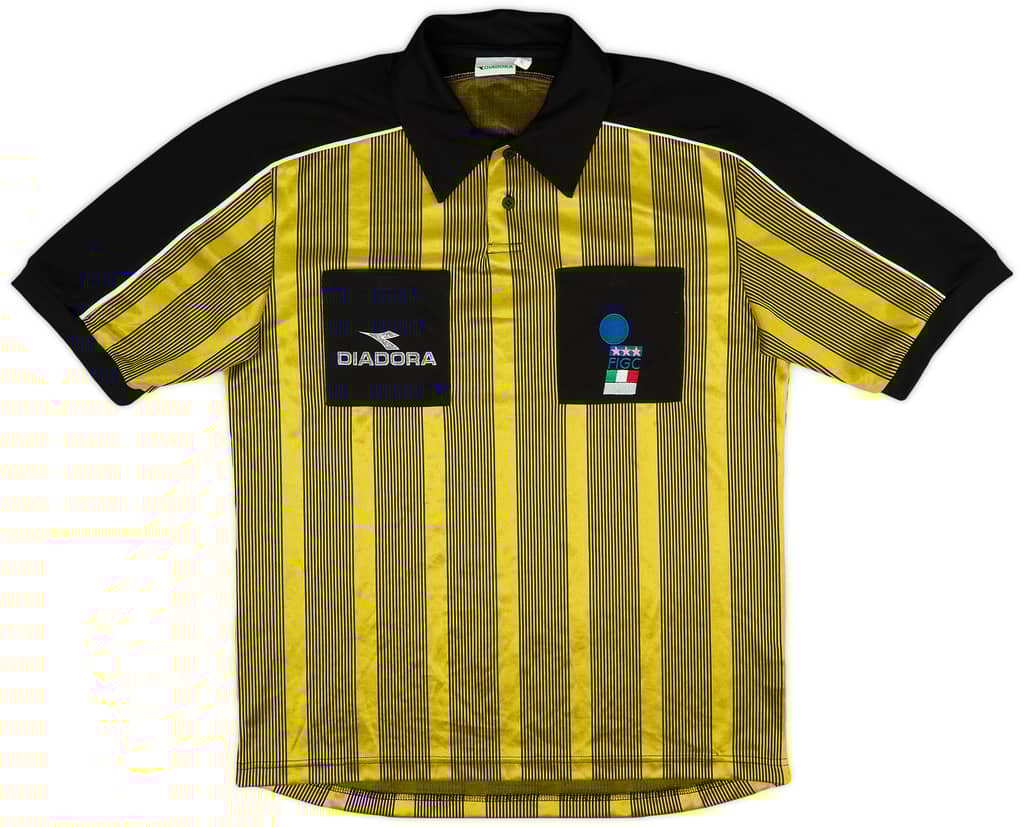 1999-00 Italy FIGC Diadora Referee Shirt - 6/10 - (XL)