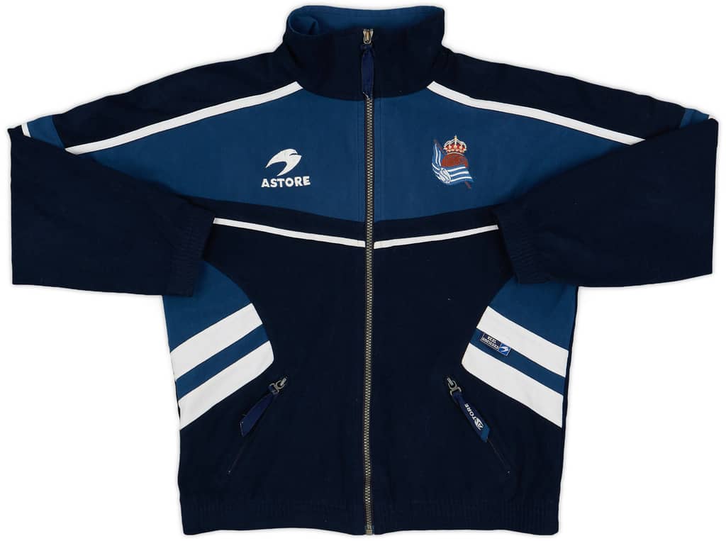 1998-00 Real Sociedad Astore Track Jacket - 8/10 - (L.Boys)