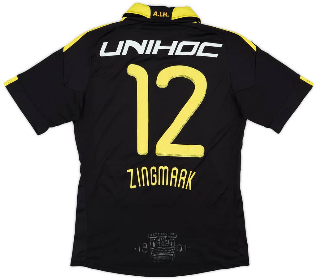 2010-12 AIK Innebandy Match Issue Home Shirt Zingmark #12