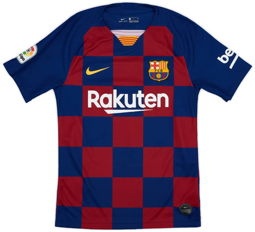 2019-20 Barcelona Home Shirt Messi #10 - 9/10 - (S)