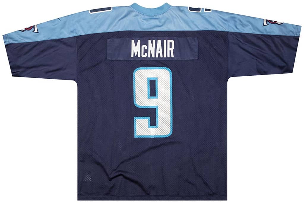 1999-00 Tennessee Titans McNair #9 Nike Jersey (Home) XXL