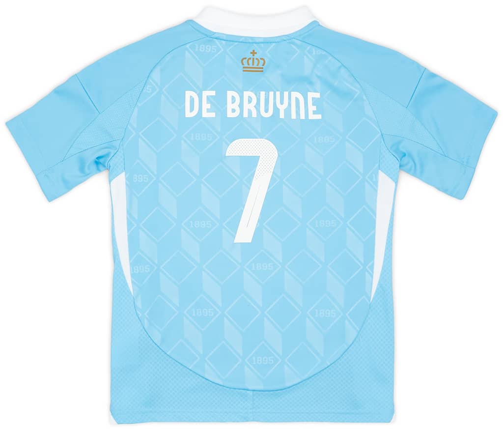 2024-25 Belgium Away Shirt De Bruyne #7 (KIDS)