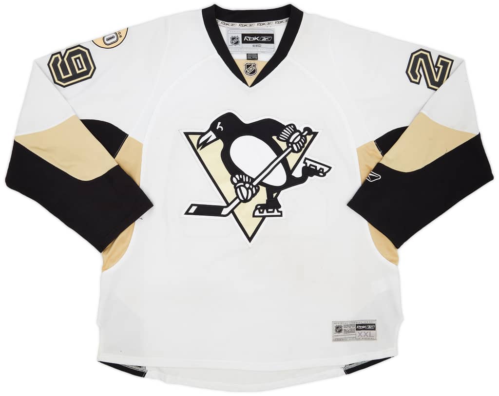 2007-08 Pittsburgh Penguins Fluery #29 Reebok Away Jersey - 5/10 - (XXL)
