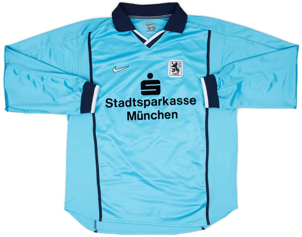 1999-01 1860 Munich II Match Issue Home L/S Shirt #12