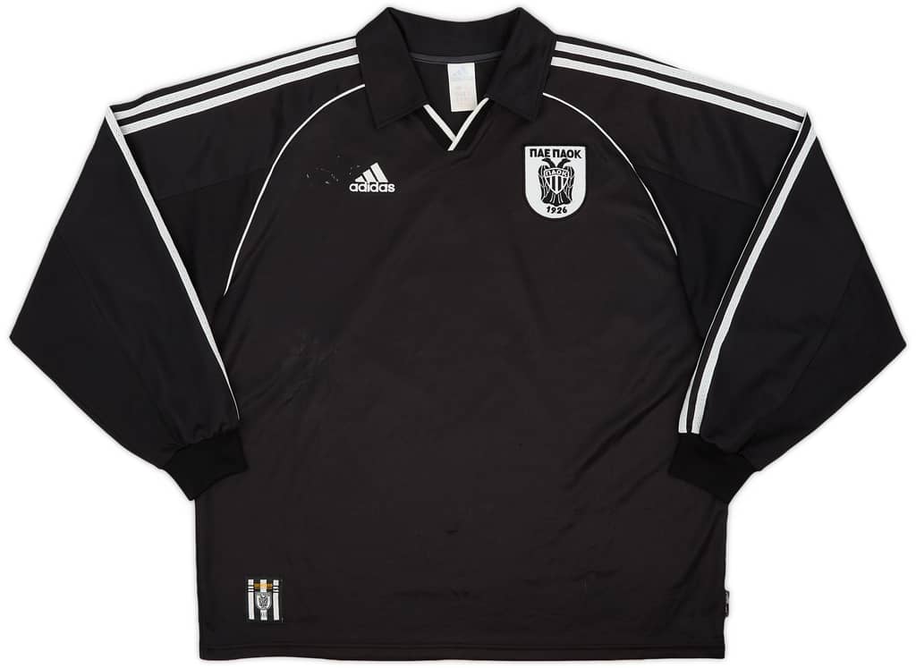 1999-00 PAOK adidas Away L/S Shirt - 6/10 - (XL)