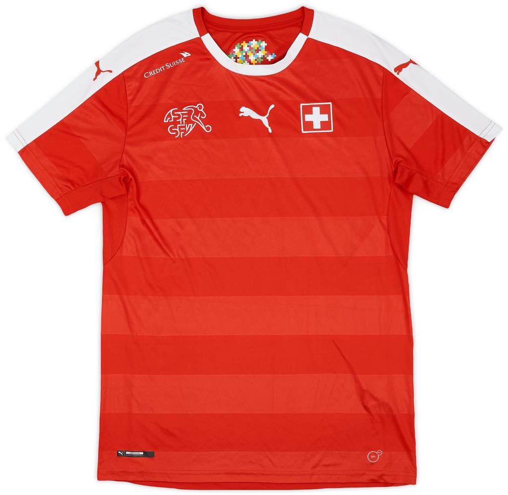 2016-17 Switzerland Home Shirt - 9/10 - (M)