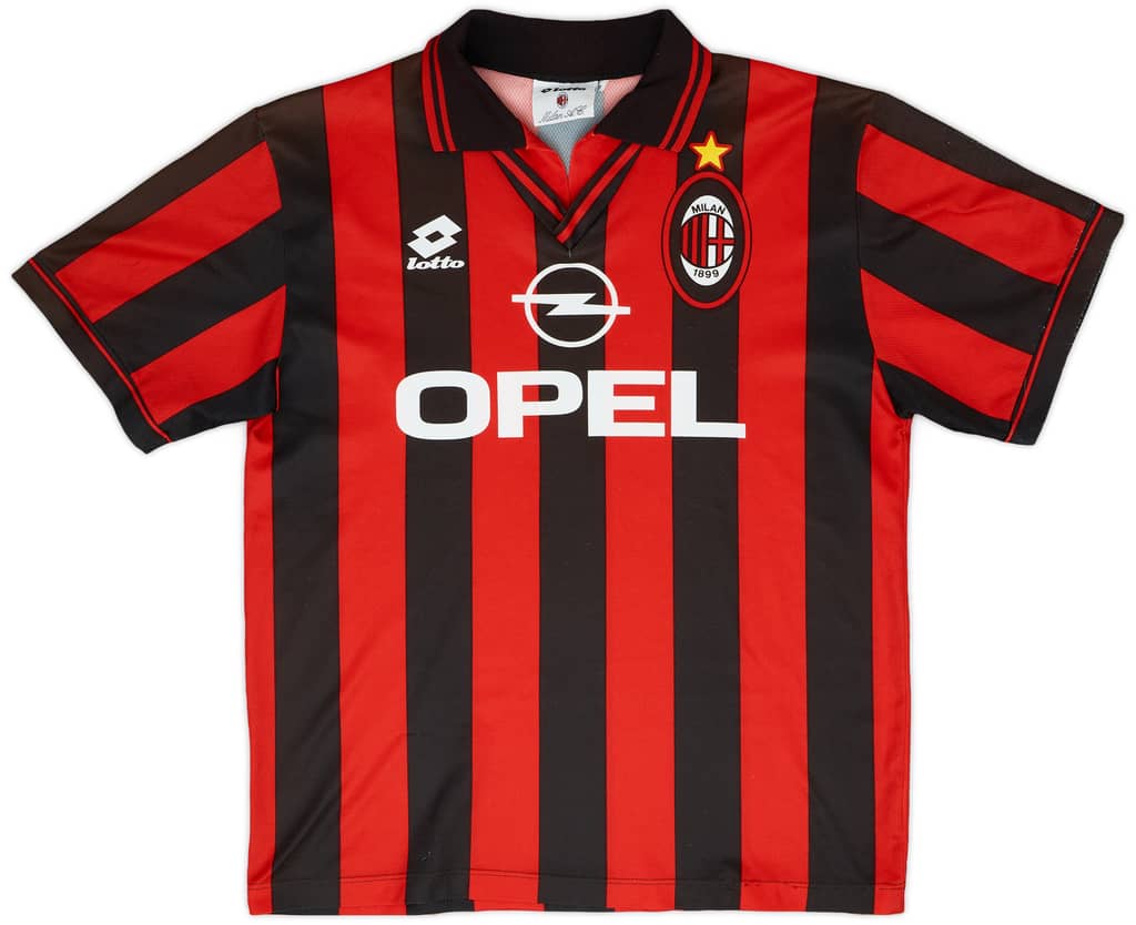 1997-98 AC Milan Home Shirt - 6/10 - (M)