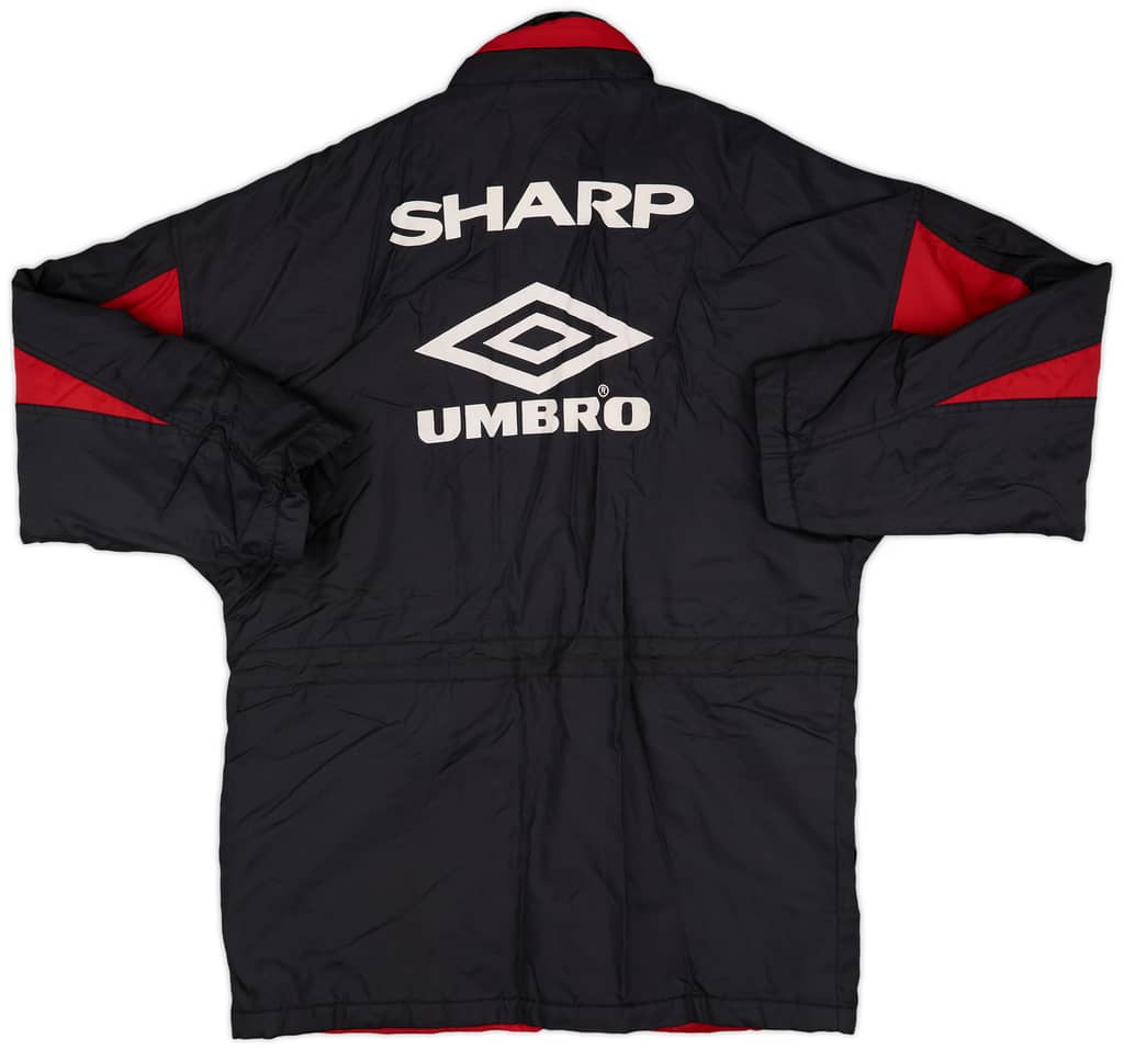 1992-93 Manchester United Umbro Padded Bench Coat - 9/10 - (M)