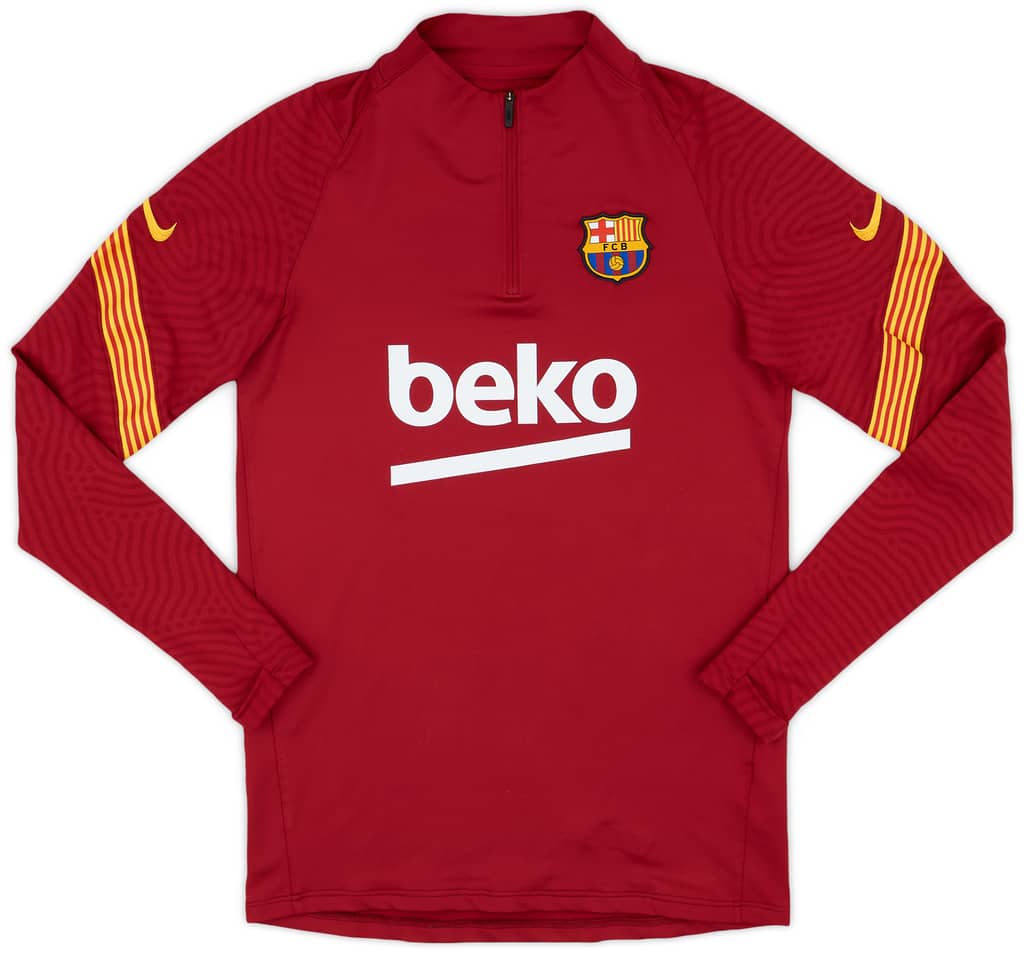 2020-21 Barcelona Nike 1/4 Zip Track Jacket - 9/10 - (S)