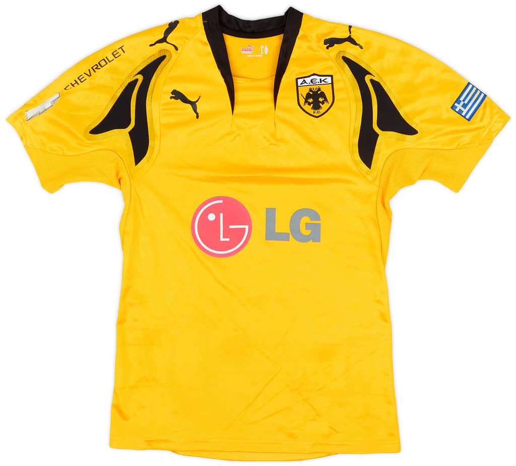 2007-08 AEK Athens Home Shirt - 6/10 - (XS)