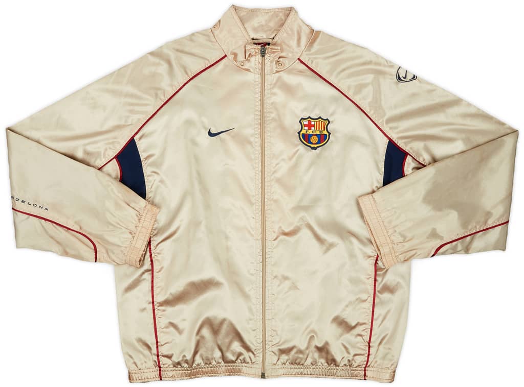 2001-02 Barcelona Nike Track Jacket - 7/10 - (XL.Boys)