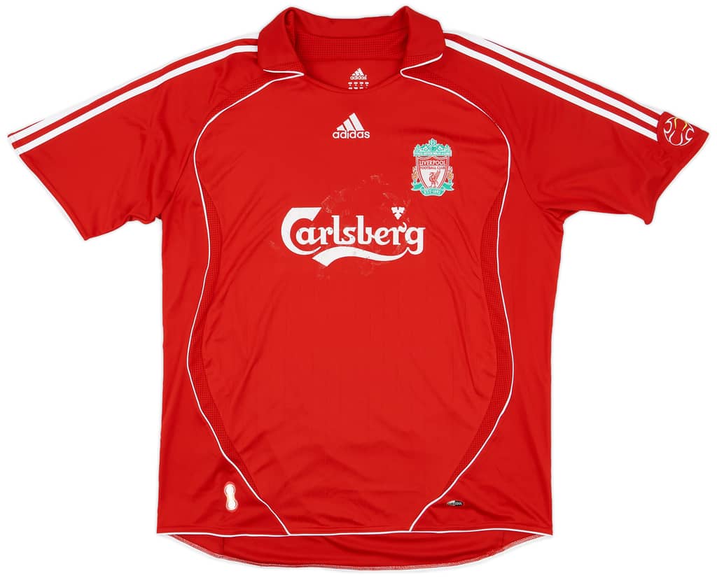 2006-08 Liverpool Home Shirt - 5/10 - (XL)